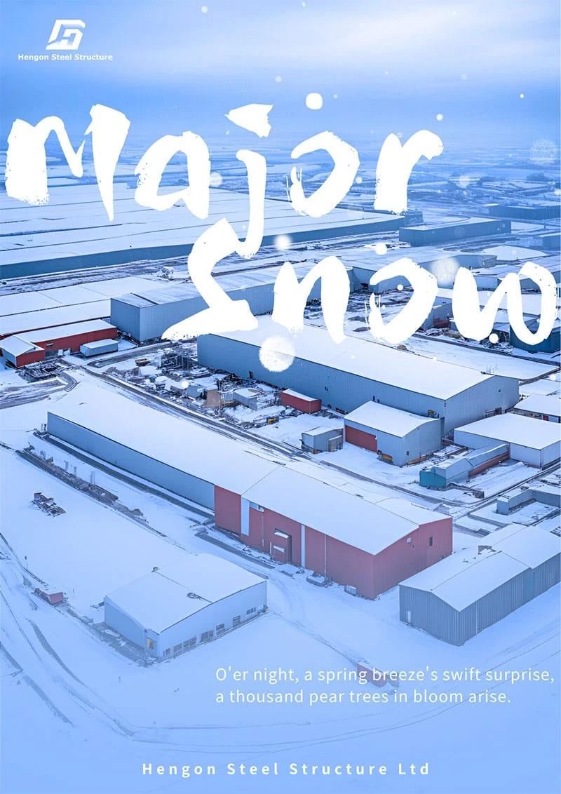 Precauciones para la construcción invernal de proyectos de edificios con estructura de acero Precauciones para la construcción invernal de proyectos de edificios con estructura de acero