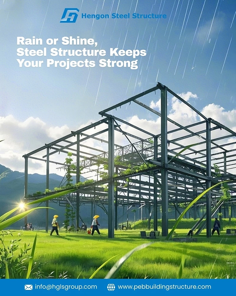 Lluvia de granos y crecimiento: Construyendo futuros más fuertes con acero