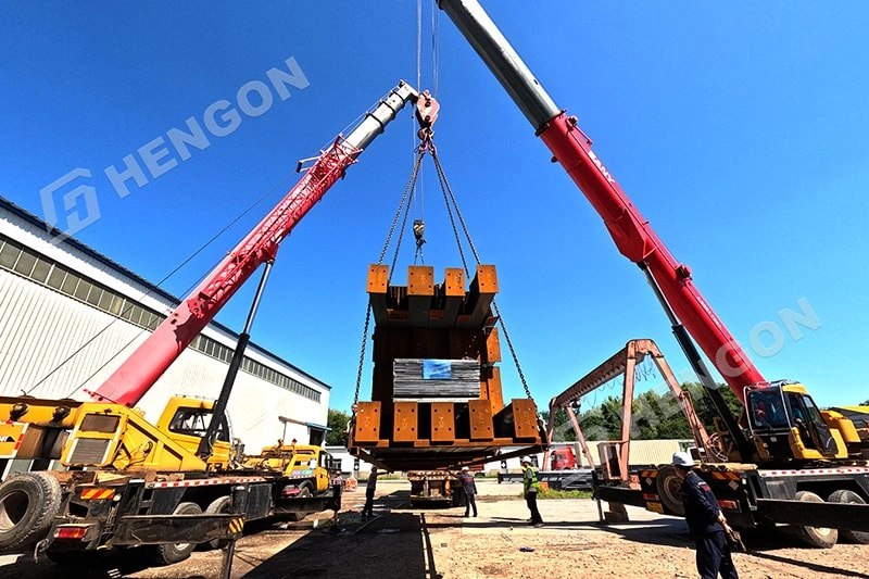 Hengon envía una estructura de acero prefabricada para el proyecto de la planta de cemento de EE. UU. Hengon envía una estructura de acero prefabricada para el proyecto de la planta de cemento de EE. UU.