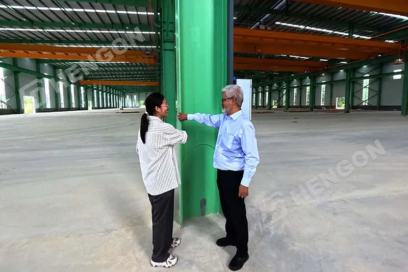 Instalación de almacenamiento en frío con estructura de acero para el mercado de Bangladesh