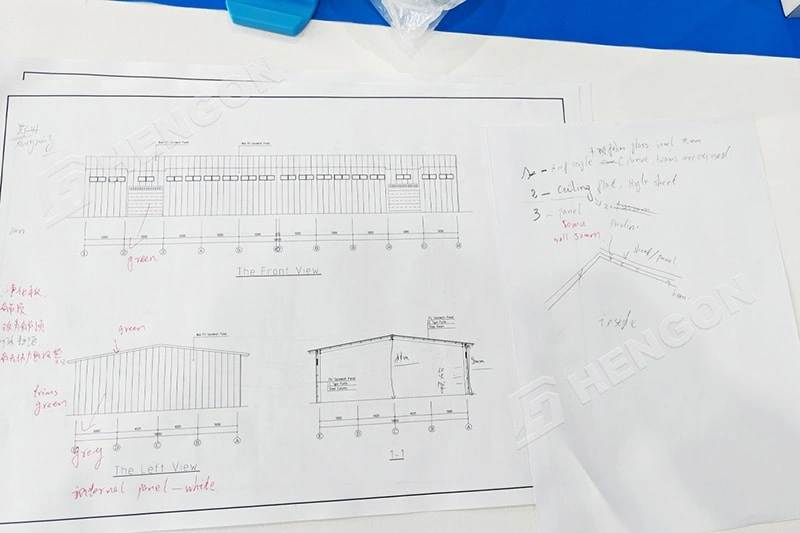 La visita del equipo del cliente de Burkina Faso conduce a una mejora en el diseño de la estructura de acero personalizada La visita del equipo del cliente de Burkina Faso conduce a una mejora en el diseño de la estructura de acero personalizada