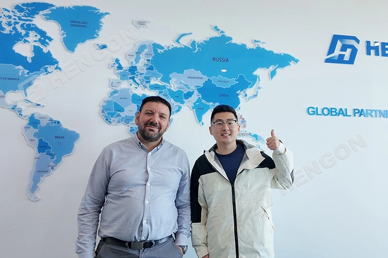 Cliente griego visita Hengon para discutir el proyecto y la futura cooperación Cliente griego visita Hengon para Discusión del proyecto y cooperación futura