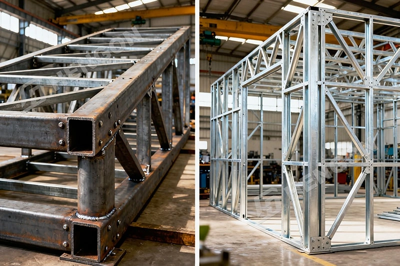 Acero estructural y acero ligero: ¿Qué los diferencia?